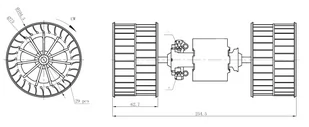 Dmuchawa NRF 34284 64111373766 BMW - Dmuchawy - miniaturka - grafika 1