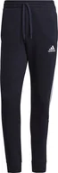 Spodnie sportowe męskie - Adidas Spodnie męskie adidas Essentials Tapered Cuff 3 Stripes granatowe GK8977 S - miniaturka - grafika 1