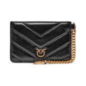 Etui na dokumenty i karty - Pinko Skórzane etui na karty CHAIN - miniaturka - grafika 1