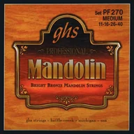 Struny gitarowe  - GHS Professional struny do mandoliny, Loop End, Bright Bronze, Medium, .011-.040 - miniaturka - grafika 1