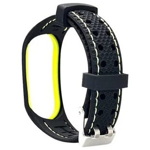 Pasek Beline Sport do Xiaomi Mi Band 3/4 Czarno-limonkowy (5905359814269) - Akcesoria do smartwatchy - miniaturka - grafika 2