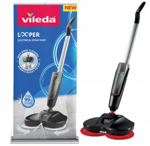 Mop akumulatorowy ze spryskiwaczem Vileda Looper - Mopy parowe - miniaturka - grafika 1