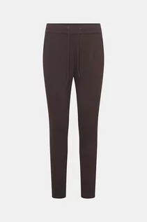 Spodnie damskie - VERO MODA Spodnie dresowe - Brązowy ciemny - Kobieta - L/28 CAL (PETITE)(L) - grafika 1