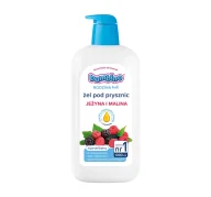 Kosmetyki kąpielowe dla dzieci - Bambino Rodzina hiperdelikatny żel pod prysznic dla całej rodziny Jeżyna i Malina 1000ml - miniaturka - grafika 1