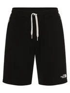 Spodenki męskie - The North Face Męskie szorty dresowe Mężczyźni Bawełna czarny jednolity, S - miniaturka - grafika 1