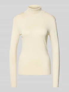 Sweter z dzianiny z golfem model ‘MAFA’ - Swetry damskie - miniaturka - grafika 1