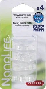 Zolux Przyssawki duże do rurek, akcesoriów i grzałek śr.22 mm 4 szt. - Filtry akwariowe i akcesoria - miniaturka - grafika 1