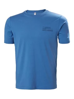 Koszulki męskie - Helly Hansen Koszulka "Tech" w kolorze niebieskim - grafika 1