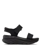 Sandały damskie - Skechers Sandały New Block 119226/BBK Czarny - miniaturka - grafika 1