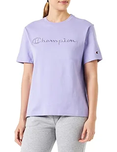 Champion T-shirt damski, Tulipan Purple (Vtp), L - Koszulki i topy damskie - miniaturka - grafika 1