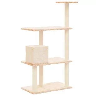 Lumarko Drapak dla kota z sizalowymi słupkami, kremowy, 119 cm! - Drapaki dla kotów Lumarko Drapak dla kota z sizalowymi słupkami, kremowy, 119 cm! - Drapaki dla kotów - miniaturka - grafika 6