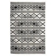 Dywany - Dywan Candida 120 x 160 cm romby biało czarne - miniaturka - grafika 1