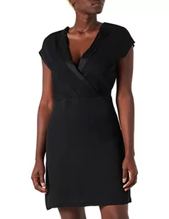Armani Exchange Damska sukienka z logo, czarna, XX-Small - Sukienki - miniaturka - grafika 1