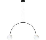 Lampy sufitowe - Zuma Line 1222 - Lampa wisząca na przewodzie BOW 2xE14/10W/230V czarna - miniaturka - grafika 1