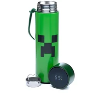 Shakery i bidony sportowe - Minecraft butelka z termometrem cyfrowym CREEPER - miniaturka - grafika 1