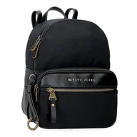 Plecaki - Pepe Jeans Morgan Plecak na co dzień Czarny 20x25,5x10 cm Poliester z Detalami Ze Sztucznej Skóry 5,1L by Joumma Bags, Czarny (Black), Talla única, plecak na co dzień - miniaturka - grafika 1