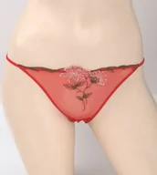 Majtki damskie - FIGI ATLANTIC MIST QBO-108 (kolor czerwony, rozmiar L) - miniaturka - grafika 1