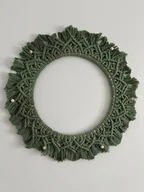 Dekoracje domu - Makrama Boho szałwia Mandala - miniaturka - grafika 1