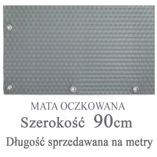 Osłona balkonowa TECHNORATTAN oczkowana, jasno szara, 0,9 m - Parawany - miniaturka - grafika 1