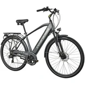 Rowery elektryczne - Rower elektryczny INDIANA E-Trekking 3.0 M20 28 cali Czarny - miniaturka - grafika 1