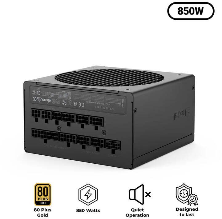 Fractal Design Power Supply, Black Ion 3 Gold 850 W FD-P-IA3G-850-EU