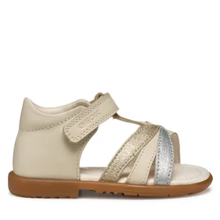 Sneakersy Geox B Verred B5521A 085QD C1M2U M Beżowy - Buty dla dziewczynek - miniaturka - grafika 1