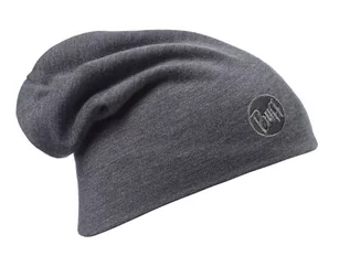 Czapki męskie - Buff Czapka Zimowa Heavyweight Merino Wool Hat SOLID GREY 111170.937.10.00 - grafika 1