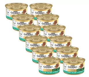 Purina Gourmet Gold pasztet z królikiem 12x85g - Mokra karma dla kotów - miniaturka - grafika 1