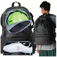 Torebki damskie - Plecak Torba Treningowa z Miejscem na Piłki Buty do Piłki Nożnej Koszykówki - miniaturka - grafika 1