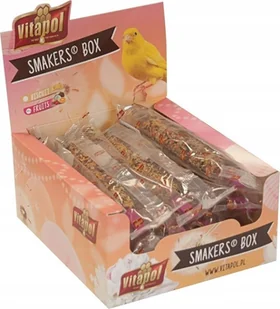 Vitapol SMAKERS BOX OWOCOWY DLA KANARKA 12szt/box - Karma dla ptaków - miniaturka - grafika 1