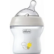 Butelki dla niemowląt - Butelka CHICCO NaturalFeeling 150 ml Szary - miniaturka - grafika 1