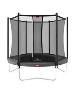 Berg Trampolina ogrodowa Favorit z siatką zabezpieczającą Comfort 200 cm grau 35.07.33.00 - Trampoliny - miniaturka - grafika 1