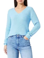 Swetry damskie - s.Oliver Sweter damski, niebieski, 40 (DE), niebieski, 40 - miniaturka - grafika 1