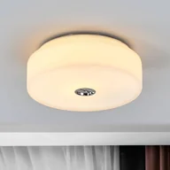 Lampy sufitowe - FLOS Lampa sufitowa designerska MINI, możliwość ściemniania, biały / opal, łazienka, szkło, design - miniaturka - grafika 1