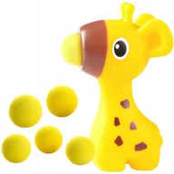 Zabawki sensoryczne - ŻYRAFA GNIOTEK WYRZUTNIA PIŁEK ZABAWKA SENSORYCZNA DLA DZIECI ANTYSTRESOWA - miniaturka - grafika 1