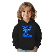 Bluzy dla dziewczynek - BLUZA DZIECIĘCA Z KAPTUREM 67 SIX SEVEN BRUH 104 DLA DZIECKA PREZENT - miniaturka - grafika 1