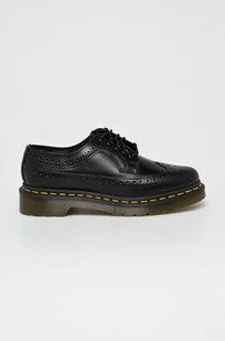 Dr. Martens półbuty 3989 kolor czarny na płaskim obcasie DM22210001 - Półbuty damskie - miniaturka - grafika 1