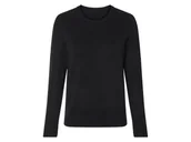 Swetry damskie - esmara® Sweter damski z delikatnej dzianiny (Czarny, S(36/38)) - miniaturka - grafika 1