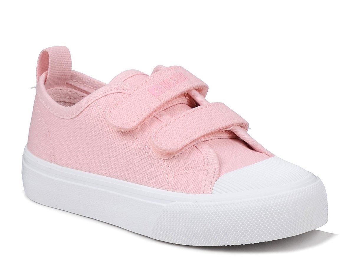 Trampki dziecięce dziewczęce różowe Big Star TT374161 na rzepy tekstylne-26