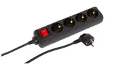 Listwy zasilające - MicroConnect 4-way Schuko Socket on/off - miniaturka - grafika 1