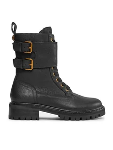 Kurt Geiger Trapery 225-Brooke Combat Boot 559700109 Czarny - Botki damskie - miniaturka - grafika 1