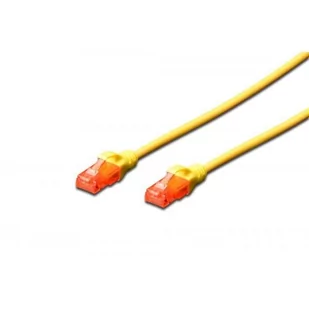 Digitus Kabel patch cord UTP, CAT.6, żółty, 1,0m, 15 LGW DK-1612-010/Y - Patchcordy - miniaturka - grafika 3