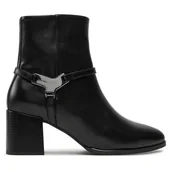 Botki damskie - Botki Calvin Klein Ankle Boot 55 HW0HW02095 Czarny - miniaturka - grafika 1