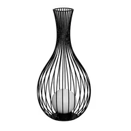 Lampy ogrodowe - Lampa Ogrodowa Fossombrone 900122 1Xe27 Czarna - miniaturka - grafika 1