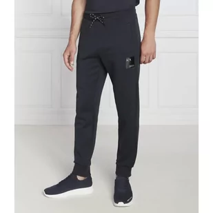 Armani Exchange Spodnie dresowe | Regular Fit - Dresy męskie - miniaturka - grafika 1