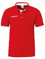 Koszulki męskie - Uhlsport Męska koszulka polo Essential Prime czerwony czerwony L 100214906 - miniaturka - grafika 1