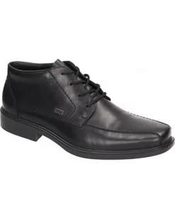PÓŁBUTY RIEKER - 660059-01 BLACK - Rieker - Półbuty męskie - miniaturka - grafika 1