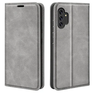 Do Samsung Galaxy A13 4G Skin-touch Portfel Etui Składany stojak Automatyczne zamykanie Klapka Etui na telefon Szary Style D Samsung Galaxy A13 4G - Portfele - miniaturka - grafika 1