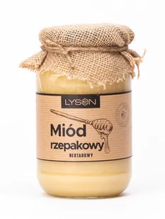 Miód rzepakowy 1,25 kg pasieka Łysoń - Miód Miód rzepakowy 1,25 kg pasieka Łysoń - Miód - miniaturka - grafika 1
