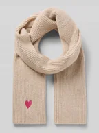 Apaszki i szaliki damskie - Szal z haftem model ‘MALIKA’ - miniaturka - grafika 1